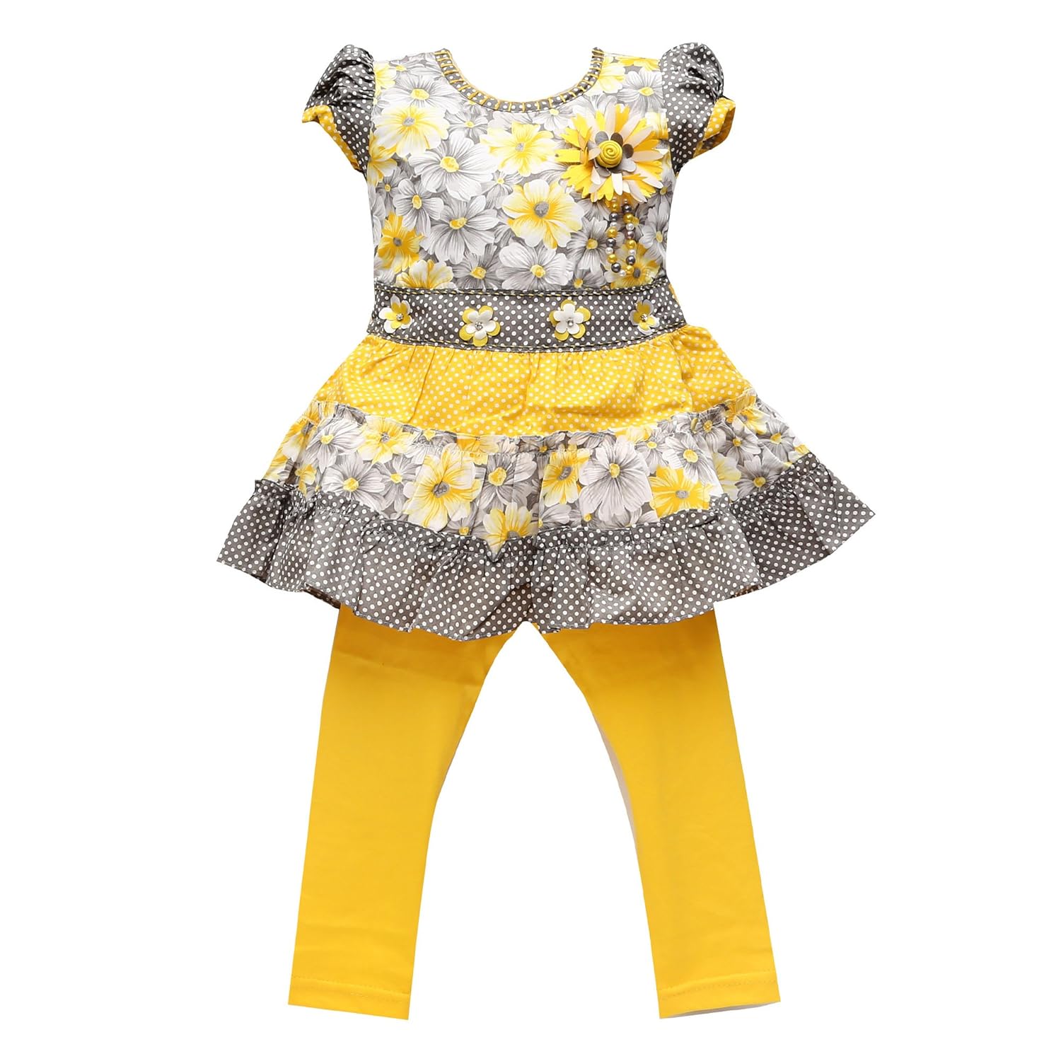 golden frock for girl