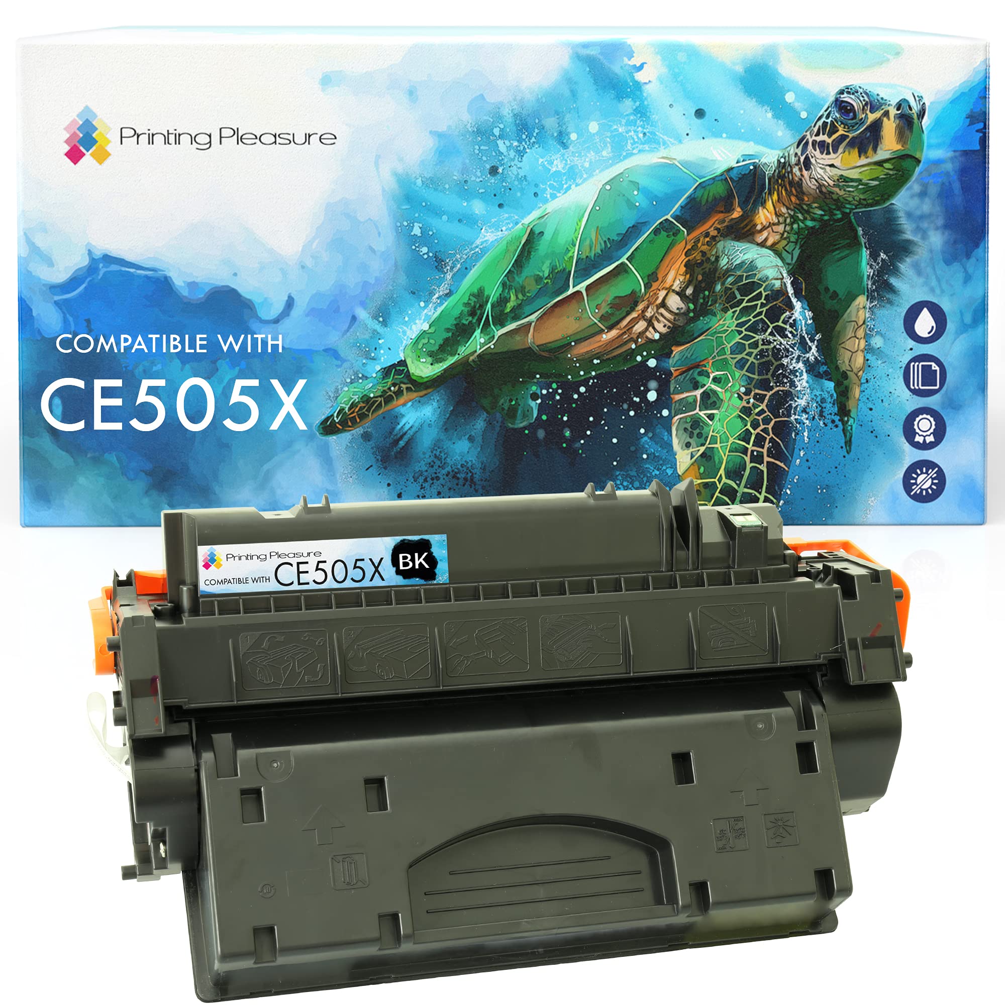 Printing Pleasure Compatible Canon 719H Toner Cartridge for Canon LBP-6300DN LBP-6310DN LBP-6650DN LBP-6670DN LBP-6680X MF-5840DN MF-5880DN MF-5940DN MF-5980DW MF-6180CW - Black, High Yield