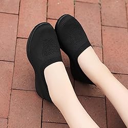 Touchmosees Women Air Cushion Slip-on Walking Shoes