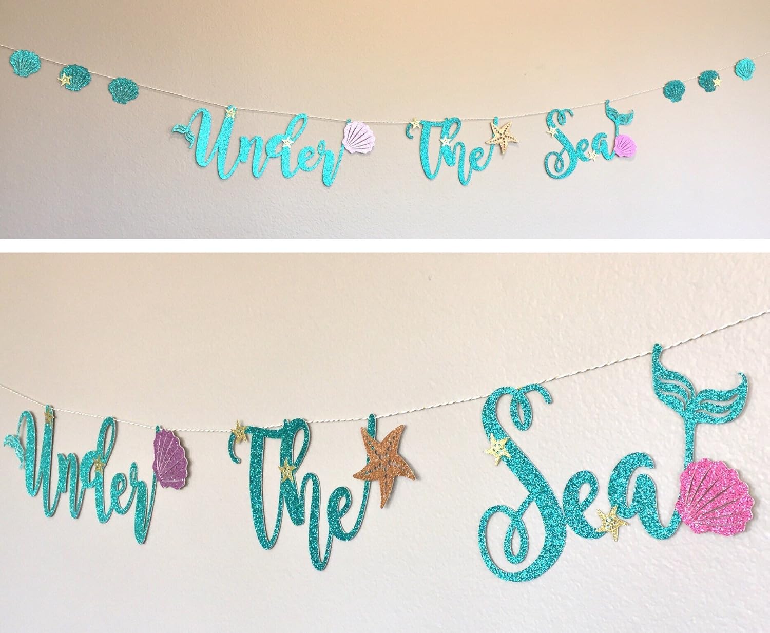 Amazon Com Under The Sea Banner Little Mermaid Ariel Mermaid