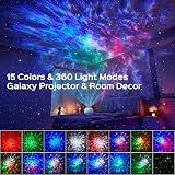 PIKOY Galaxy Projector 360° Lights 7 in 1 White Noise Bluetooth Speaker view 2