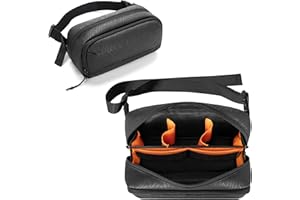 PGmoon Carrying Case Compatible with DJI Osmo Pocket 3 Creator Combo Accessories, Protective Hand/Sling Storage Bag with Mult