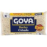 Dry Barley Grain by Goya, Pearl Barley, Pantry Staples, Cebada, Barley for Cooking, Cereal, and Soup, High in Fiber, Nutritious and Versatile, 16oz. Bag