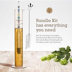 Brewer's Elite Hydrometer & Plastic Test Jar - for
