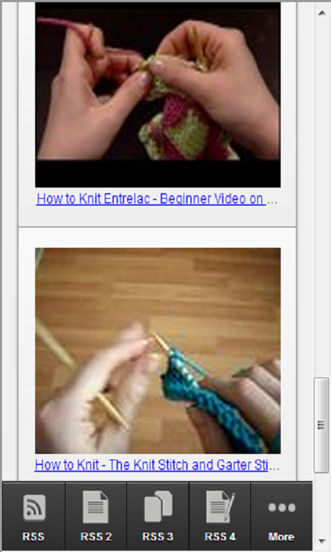 Knitting Lessons