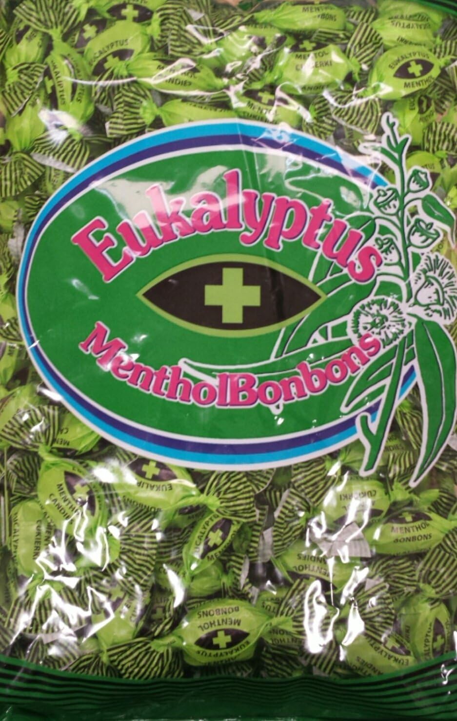 Heller & Strauss Menthol Eucalyptus Candy, 1000 Grams/35.3 Ounces