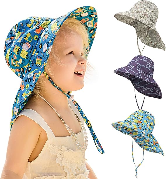 Sonnena Baby Mütze Sommer Mädchen Baumwolle Sommerhut Fischerhut Jungen