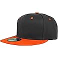 Gelante Snapback Hats for Men - Flat Bill Brim Baseball Cap Hat - Plain Blank Adjustable