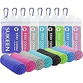 Sukeen Cooling Towel,Instant Evaporative Cooling for Sports,Yoga,Golf,Gym,Neck,Workout and More(40”x 12”)