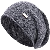 jaxmonoy Slouchy Knit Beanie Hat for Women Winter Soft Warm Ladies Laightweight Slouch Knitted Skull Beanies Cap