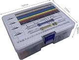 MOGAOPI Electronic Component Kit 1390 Pcs Diodes Resistors Capacitors view 9