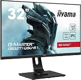 iiyama GB3271QSU 31.5" QHD 165Hz IPS Gaming Monitor 2560x1440 2x HDMI 2x view 3