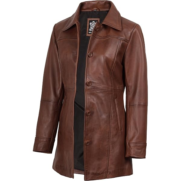fjackets Kandis Leather Jacket Beige | [1324181] XS at Amazon