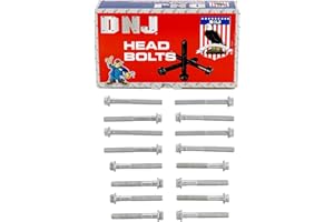 DNJ HBK3131 Head Bolt Kit for 1987-2007 Buick, Chevrolet, Oldsmobile, Pontiac 6000, Achieva, Alero 2.8L-3.5L V6 12V OHV 173cid
