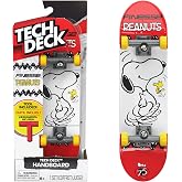 Tech Deck Finesse Peanuts Handboard, Authentic Mini Skateboard | 9x Larger than a Fingerboard, Hands Only, Authentic Graphics, Die-Cast Trucks, Skateboard Gifts for Kids &amp; Collectors Ages 6+