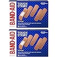 Band-Aid Brand Tough Strips Adhesive Bandages for Wound Care, Durable Protection for Minor Cuts and Scrapes, All One Size, 2 Pack