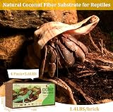 Riare 4 Pack Natural Coconut Fiber Substrate for Reptiles Terrarium Bedding view 2