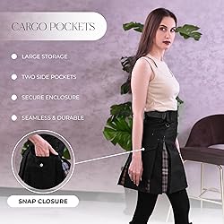 Hybrid Utility Kilts for Women Scottish Traditional