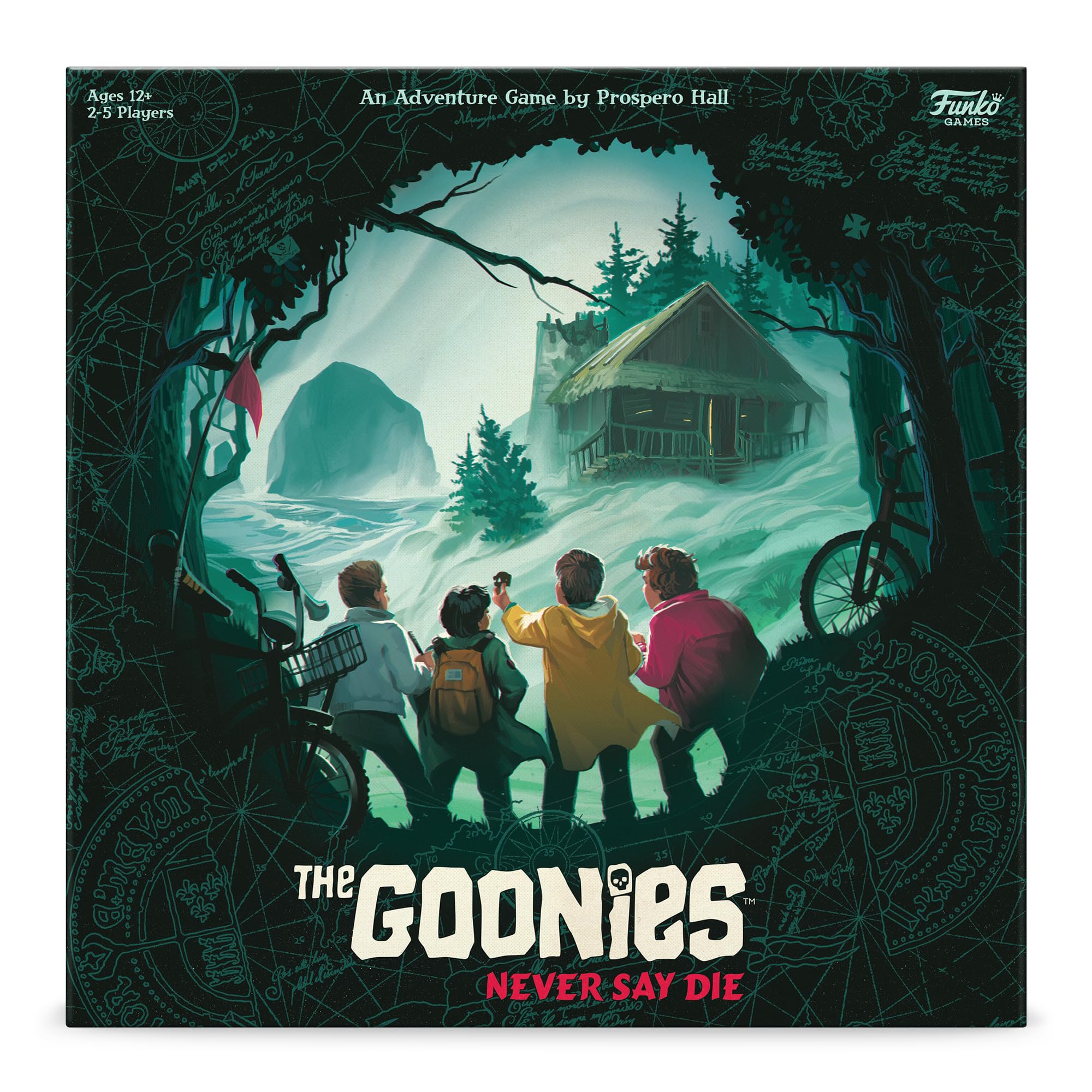 The Goonies: Never Say Die Cooperative Strategy Board Game For Children And Adults (Ages 12+) Ideal for 2-5 Players - Funko 54803 Signature Games