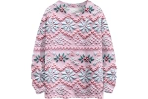 XIAXOGOOL Ugly Christmas Sweaters for Women 2025 Funny Plus Size Xmas Tops Cute Sweater Pullover Crewneck Holiday Sweatshirts