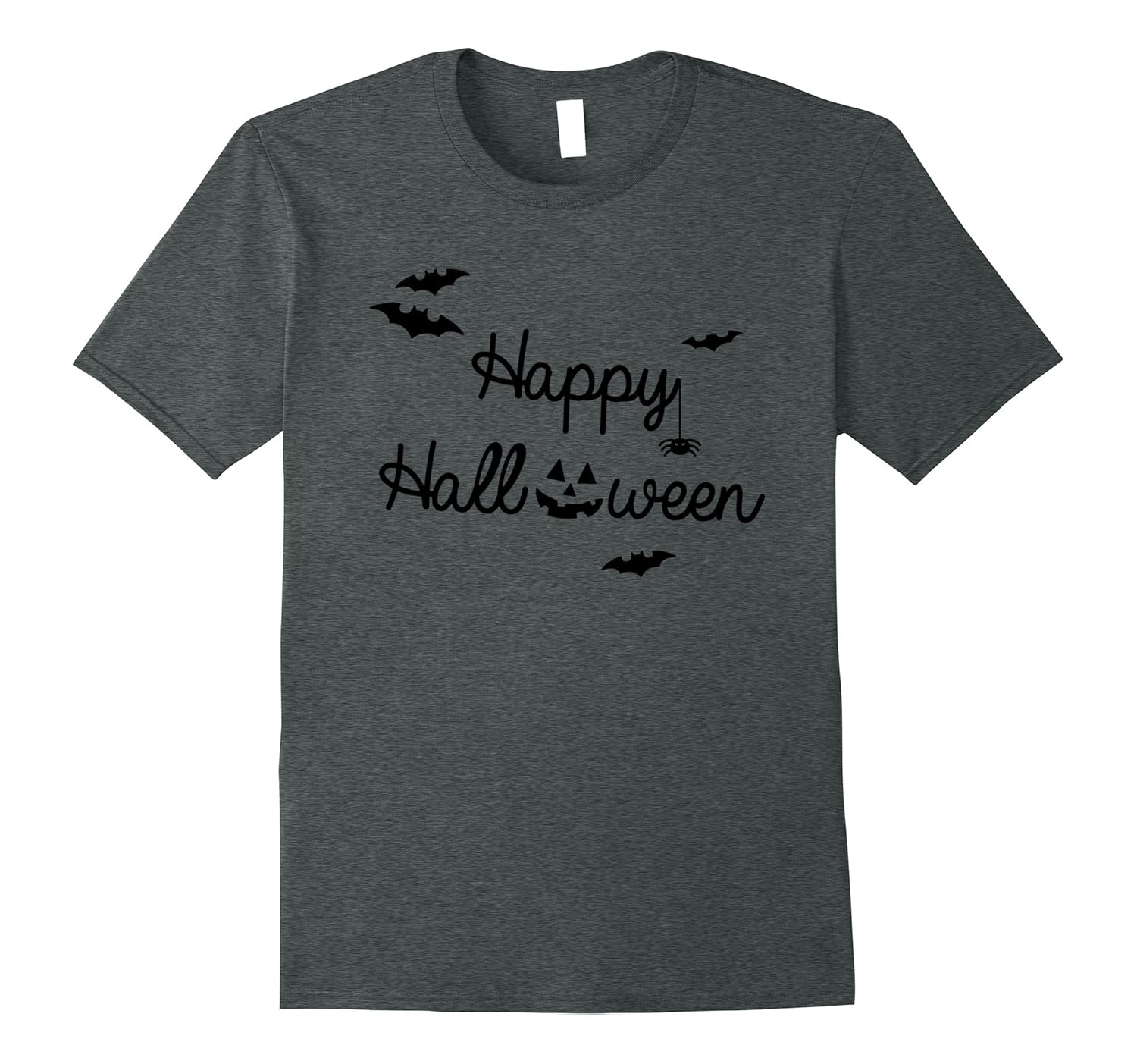 HAPPY HALLOWEEN - Pumpkin, Bats, Spider T-Shirt Gift Idea-FL