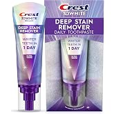 Crest Toothpaste 3DWhite Deep Stain Remover Ultra White - 3.1oz - Daily Use - Whiter Teeth in 1 Day!