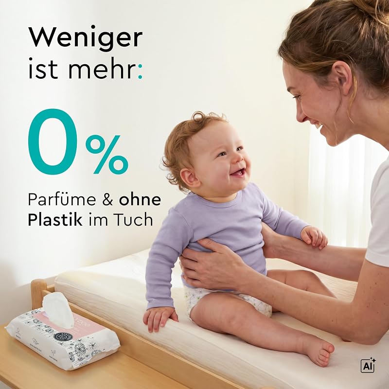 Feuchttücher mit Präbiotika, 150 Stück (10 x 15)