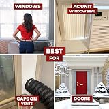 XFasten Transparent Window Weather Sealing Tape 2 in x 30 yd Clear view 7