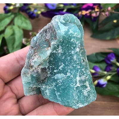 Buy Zenkeeper 1lb Amazonite Crystal Stone Natural Raw Stones Fountain Rocks For Tumbling Cabbing Polishing Wire Wrapping Wicca Reiki Crystal Healing Online In Indonesia B08kfrvp6y