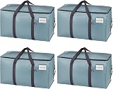 VENO 4 Pack Extra Large Moving Bags with Zippers & Handles