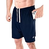 NY Threads Men's Athletic Shorts Quick Dry Loose-Fit Lightweight Running Workout Gym Shorts with Pockets