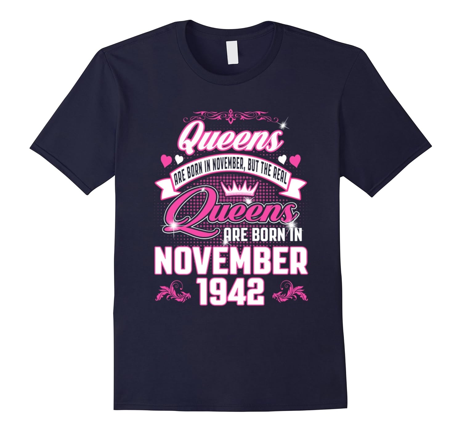 November 1942 75th Birthday 75 Years Old Gift T-Shirt-Rose