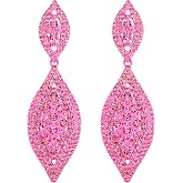 Vintage Style Rhinestone Crystal Chandelier Earrings - Drop Dangle For Wedding & Prom