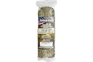 TOUGH-GRID Premium 750lb Paracord - 100% Nylon Type IV Mil-Spec - UV & Abrasion Resistant - Heavy Duty Strands - Outdoor Survival - Used by US Military - 50 ft to 1000 ft