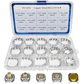 SMD Metal Micro Momentary Tactile Push Button Switch Tact Assortment Kit | 14 Types 240pcs 4pin 4 * 4mm 100k Cycles Waterproof Surface Mount mini Keys for PCB Electronic Project/DIY/Keyboard/Repair