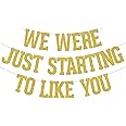 We Were Just Starting To Like You Banner, Going Away Party Decorations, Miss You Already, Alligator Party New Job Retirement 