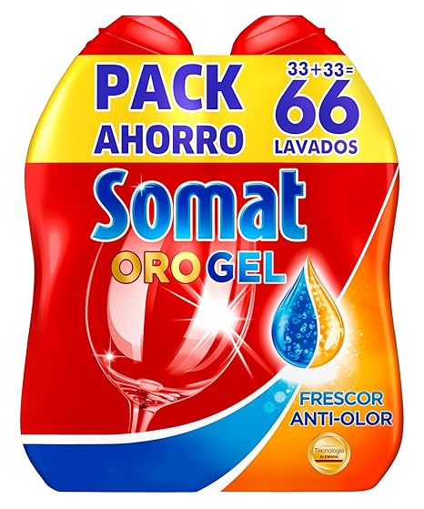 Somat Spülmaschinen-Gel, 2 Stück, bis zu 33 Wäschen