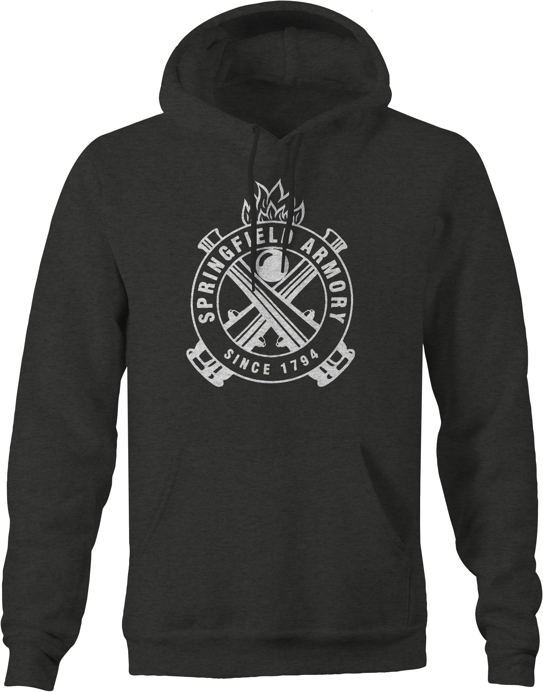 Springfield Armory Since 1794 Cannons Firearms Hoodies for Men