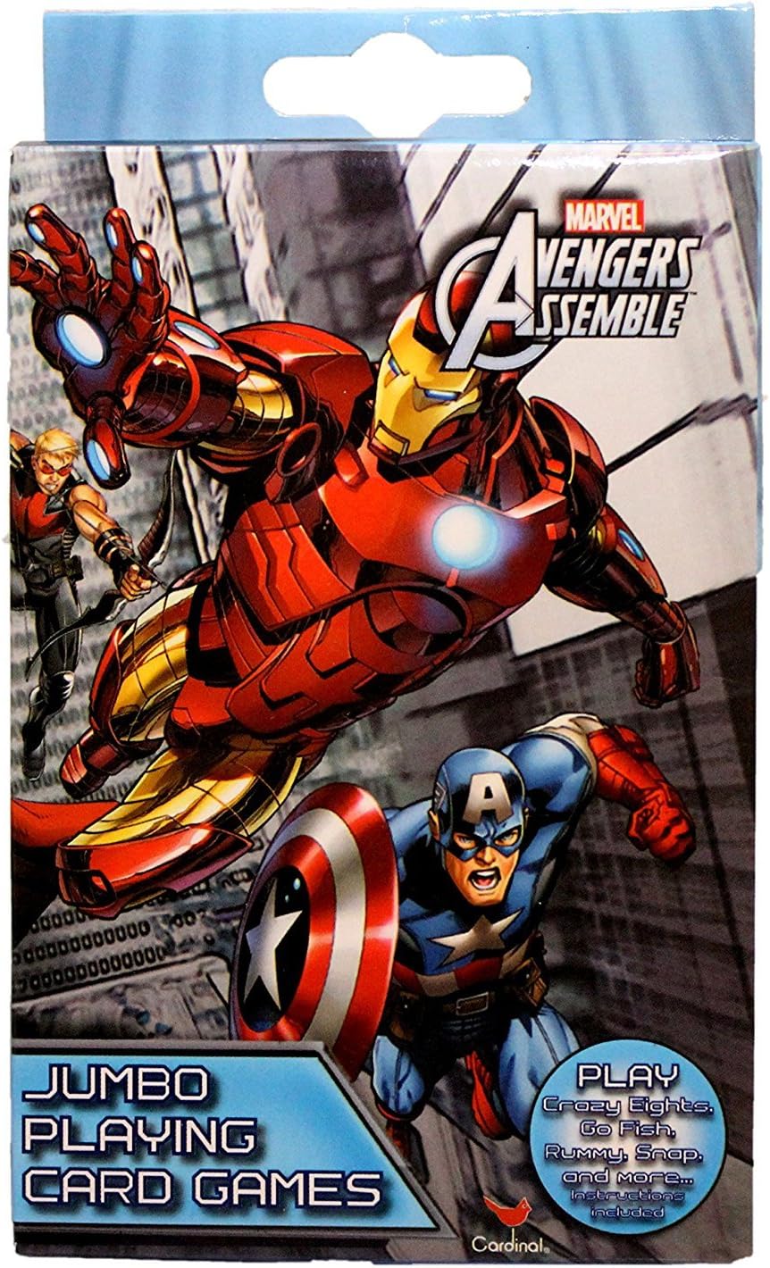 Marvel Avengers Assemble Jumbo Playing Card Games | eBay