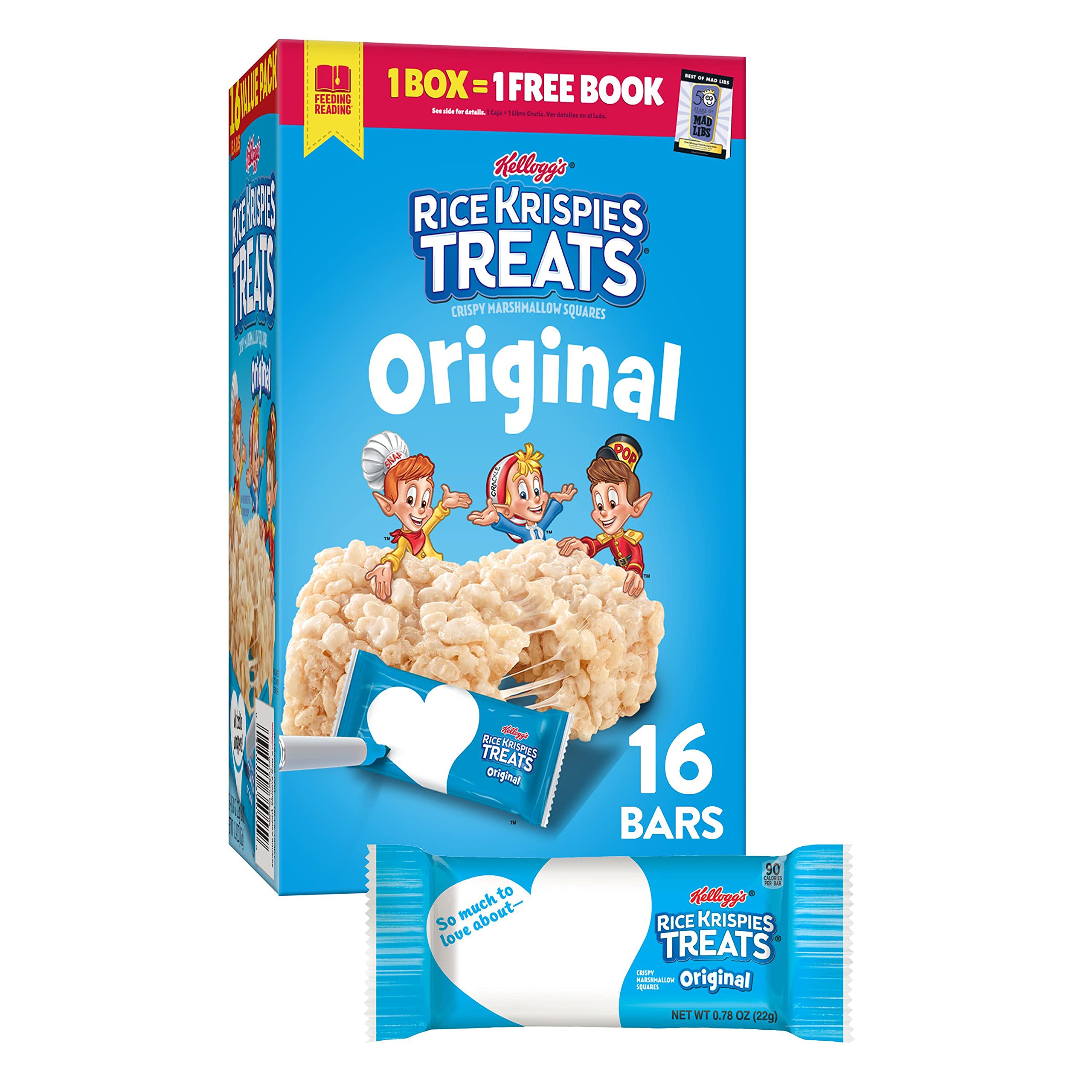 Kellogg’s Rice Krispies Treats Original Marshmallow Bars Classic Kid | amzdealz
