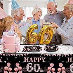 41Pcs 60th Birthday Decorations for Women, Vintage