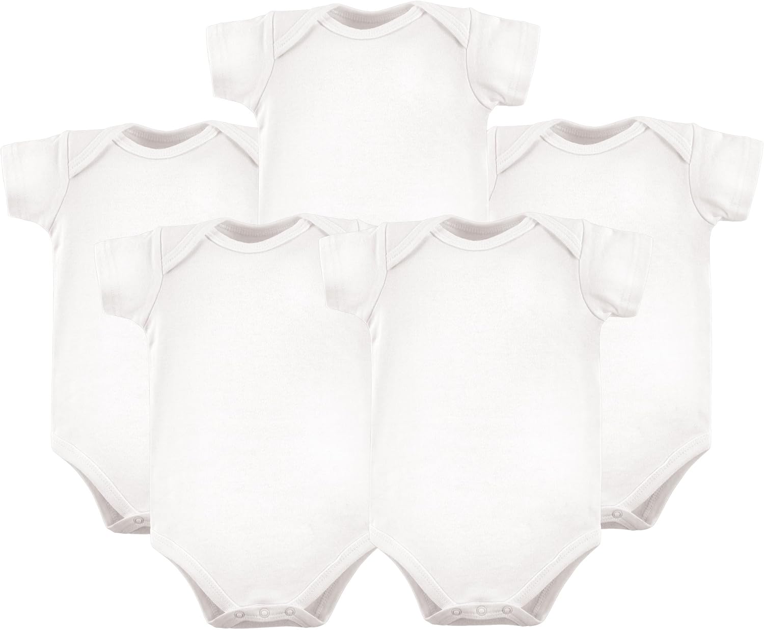 Luvable Friends Unisex Baby Cotton Bodysuits: Clothing