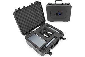 STUDIOCASE Wireless Microphone System Hard Case w/Foam - Fits Sennheiser, Shure, Audio-Technica, Nady, VocoPro, AKG With Rece