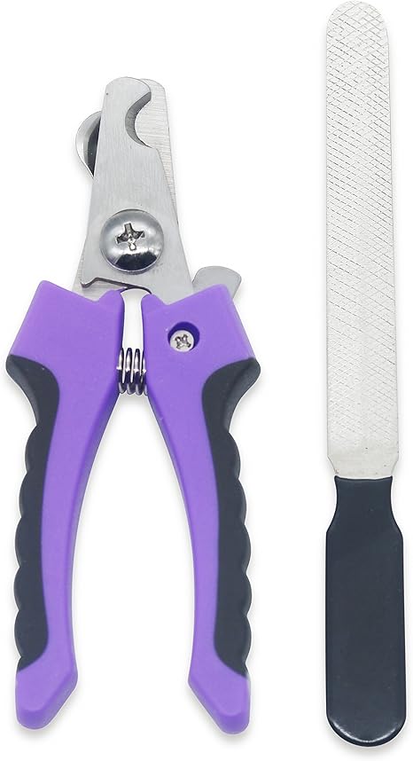 Vitazoo Coupe Griffe En Acier Inoxydable De Haute Qualité En Violet Et Noir Ciseaux à Griffe Pince Pour Griffe Danimauxchienchatpetit Animal