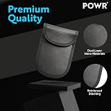 POWR Faraday Pouch for Car Keys 2 Pack Anti Theft Keyless Signal Blocker view 9