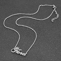 Custom Silver Name Necklace Personalized for