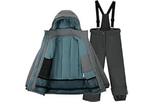 ODYSSEY-REFUGE OLIVER Boys Snowsuit Detachable-Hooded Ski Suit Extra Warmth Winter Suit