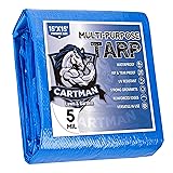 CARTMAN Finished Size 15x15 Feet Blue Poly Tarp 5