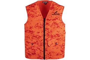 Mooselander Youth Safety Vest - High Visibility Mesh Safety Vest for mens with Pockets and Zipper - Perfect for Hunting