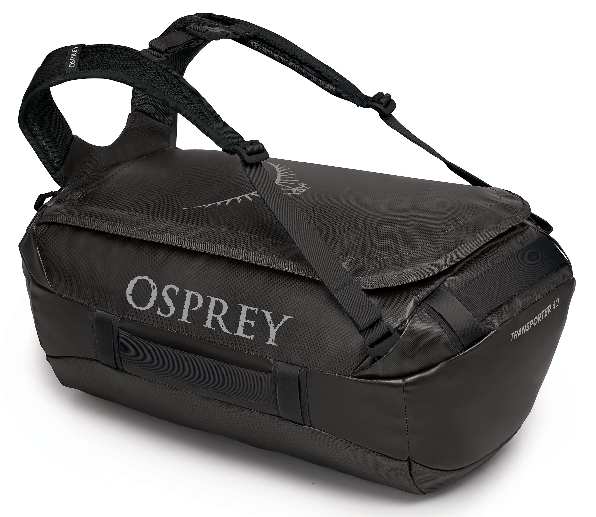 Osprey Europe Unisex Duffel Bag, Black, One Size